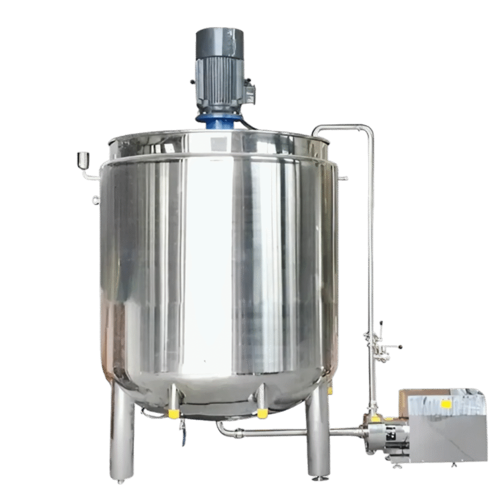 Bồn khuấy trộn kem mỹ phẩm 50 lít đến 2000 lít