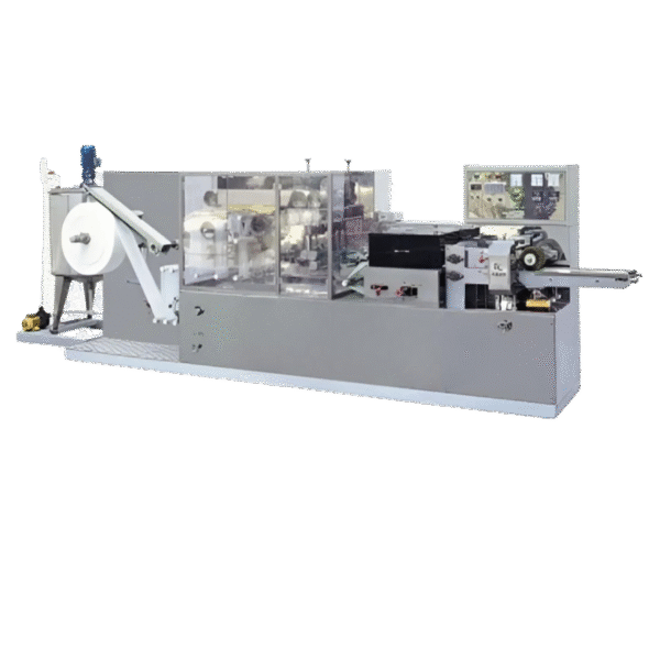 Máy cắt gấp phun hương và đóng gói khăn ướt