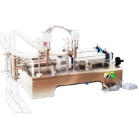 Máy chiết rót pitong nằm 2 vòi bán tự động